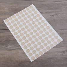 96 Pcs Screw Hole Caps PVC Stickers Self Adhesive 15 mm Diameter