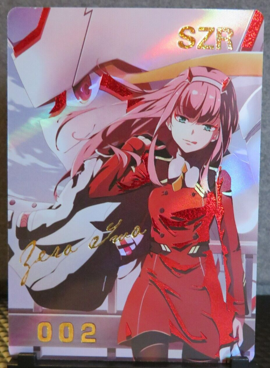 Zero Two 002 Signature Waifu SZR Card Anime Goddess Story CCG NM Darling Franxx Zero Two 002 Signature Waifu SZR Card Anime Goddess Story CCG NM Darling Franxx