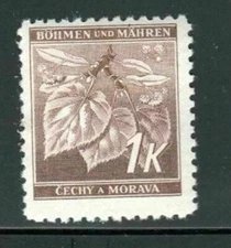 BOHEMIA & MORAVA GERMANY STAMP WWII OCCUPATION  MINT HINGED LOT 17872