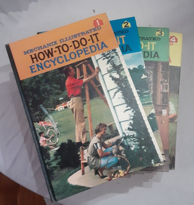 VTG Mechanix Illustrated How-To-Do-It Encyclopedia ALL 1-16 Golden Press 1961