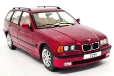 MCG 1/18 - BMW 328i Touring E36 1995 3 Series Met Red Diecast Scale model car