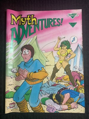 1985 MYTH ADVENTURES Magazine #6 VG/FN 5.0 Warp Graphics