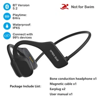 Bone Conduction Earphone IPX5 Waterproof Headphones Bluetooth Wireless Headset