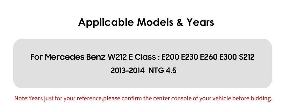 Android CarPlay Radio Stereo DSP 6+64GB For Mercedes Benz E-Class W212 2013 2014 - Image 4 of 4