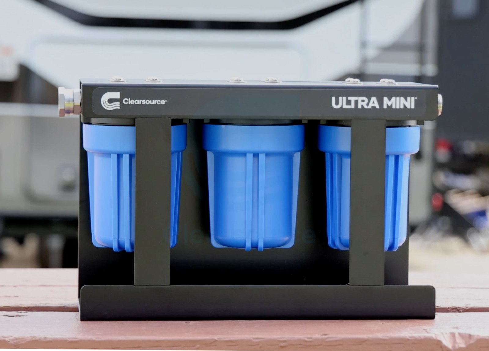RV Water Filter System Clearsource Ultra Mini 0.2 Micron Three Stage Filtering