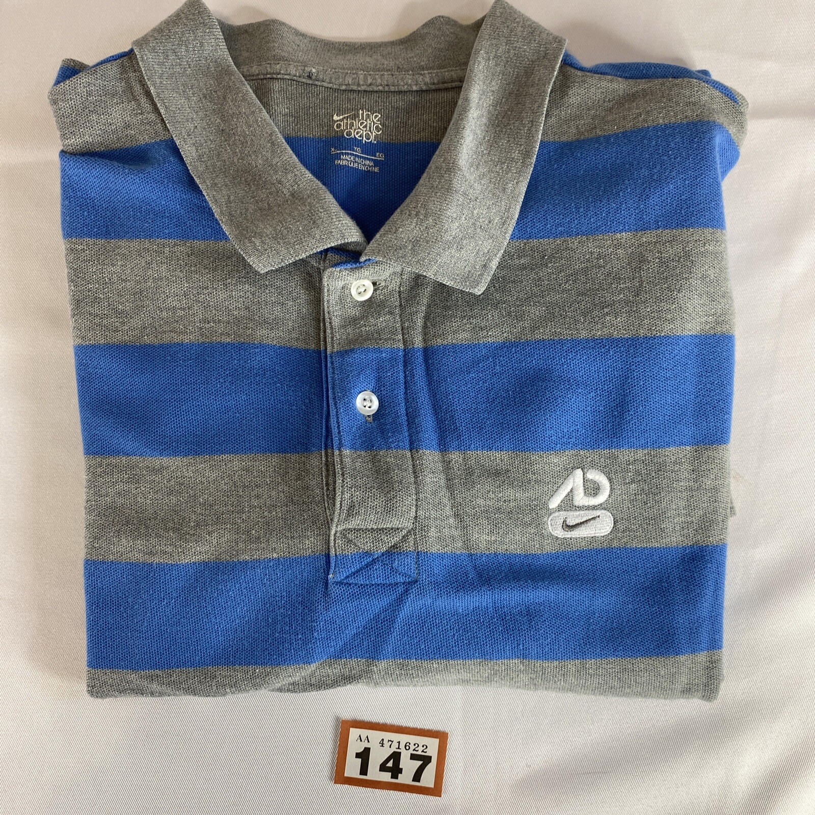 Nike The Athletic Dept. AD Golf Polo Shirt XL Grey B… Gem