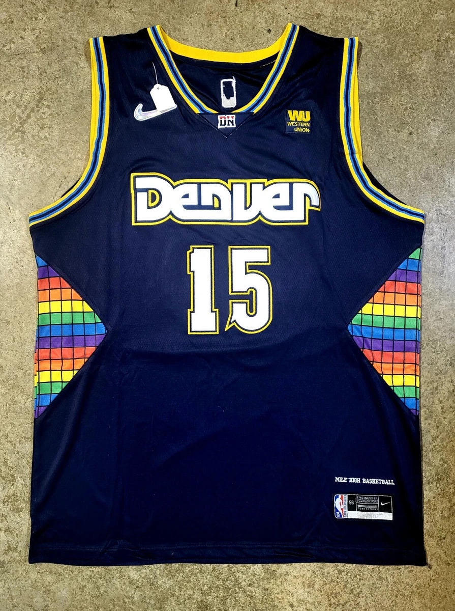 Nikola Jokic Denver Nuggets Jersey Authentic 48 Black city edition Stitched