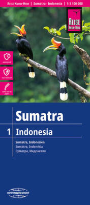 Reise Know-How Landkarte Sumatra (1:1.100.000) - Indonesien 1 | 2024 | englisch