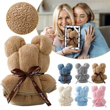 Bear Shape Towel Hand Towels Animals Bear Towels Kitchen Bath Towel Baby Gift Y