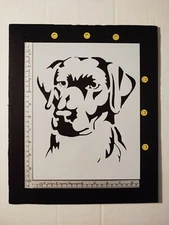 Labrador LAB Golden Retriever Dog 8.5" x 11" Custom Stencil FAST FREE SHIPPING