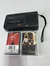 Optimus Cassette Tape Recorder VOX Voice Activated CTR-116 with 2 cassette tape