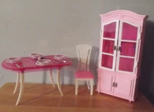 My Fancy Life (Gloria) Barbie Dining Room Play Set (24011) for 11.5" Dolls