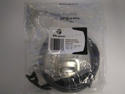 Targus PA410S-1 Notebook security Defcon SCL Combo Cable Lock ***NEW