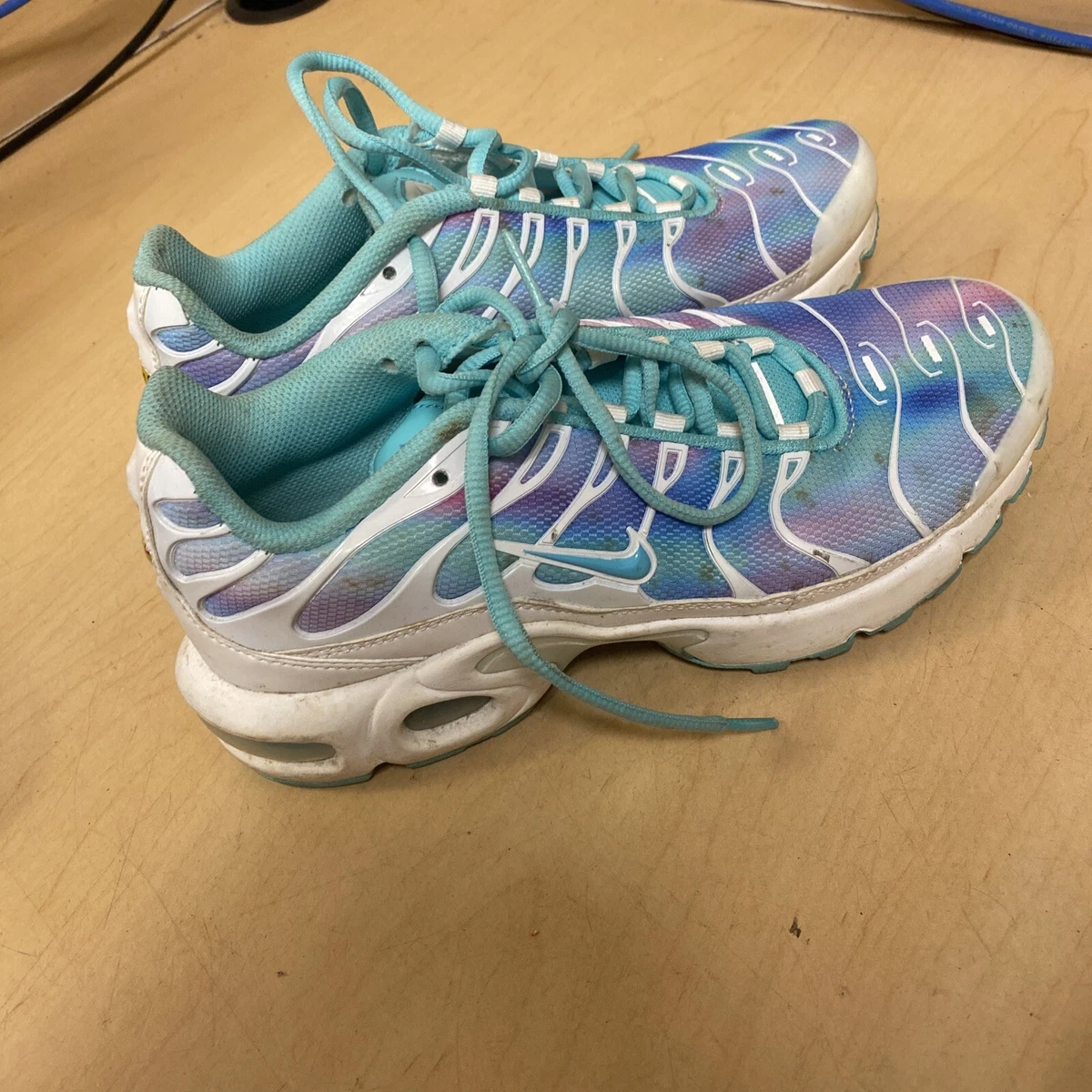 Air max plus white light aqua sale