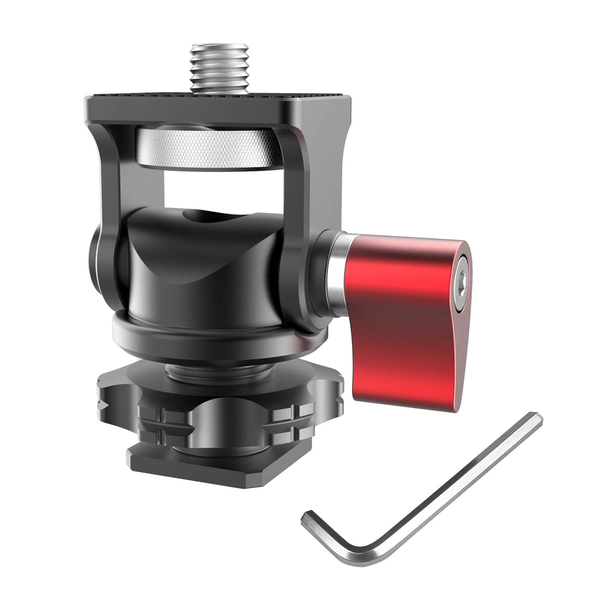 K Adattatore Braccio Perno Prolunga Regolabile A 3 Vie Per GoPro Hero 11, 10, 9, 8, 7, Insta360 DJI OSMO, Stessa E Direzione Verticale - Foto 9