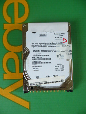 Seagate 40GB IDE PATA 2,5'' Laptop Festplatte HDD ST9402113A (I52-D)
