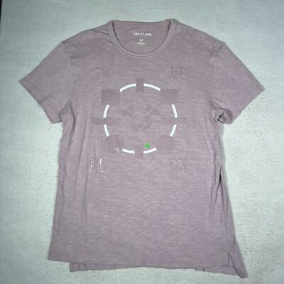 True Religion Short Sleeve Graphic T Shirt Adult 2XL XXL Pink