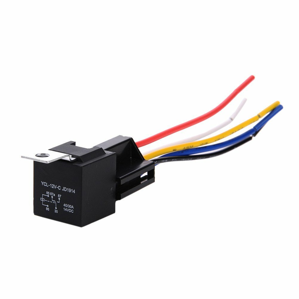 support Car Motor Automotive 12V 40A 40 AMP SPDT Relay Relays 5 Pin 5P Sales XY0