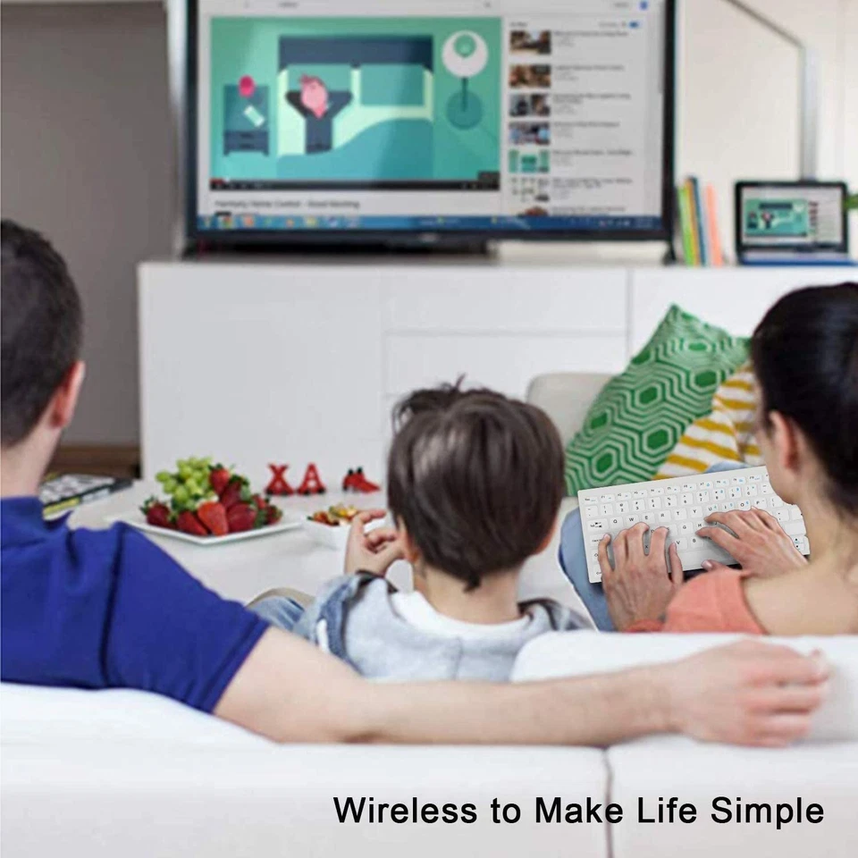 BoYata Wireless Keyboard, Ultra Slim Keyboard with Type-C Converter Compatible - Image 3 of 4