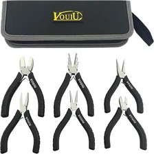 6-Piece Jewelry Pliers Set Making Tools 