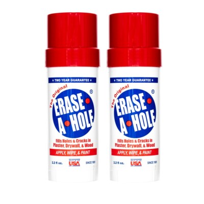 Erase-A-Hole Drywall Repair Putty 2-PACK A Quick & Easy Solution for Wall Holes