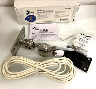 Shakespeare Marine QuickConnect QCM-S Ratchet Mount Edelstahl Halterung Antenne