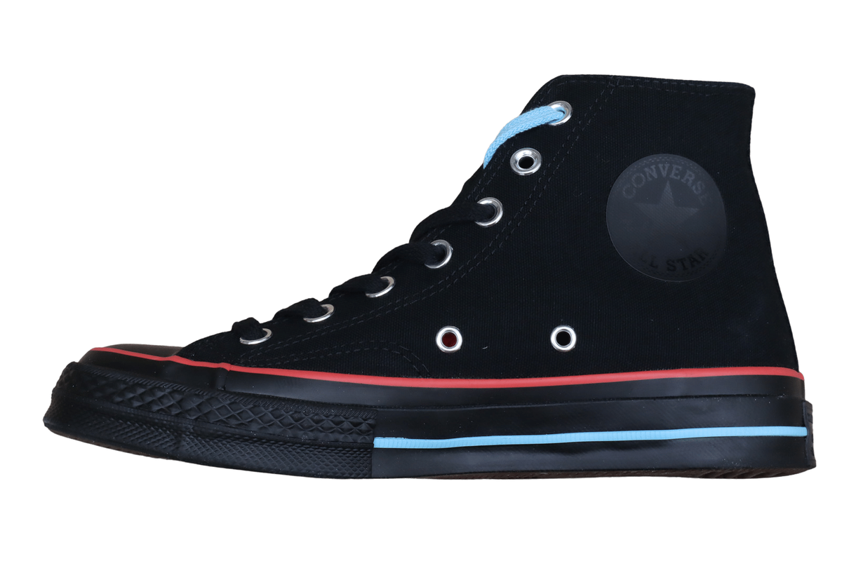 Converse x Know Wave Black Blue Red Chuck 70 HI Unisex Size M 5 W