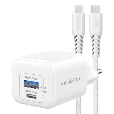 30W GaN Schnell Ladegerät für Teclast M50HD 1,2m Typ-C Lader Netzteil Charger