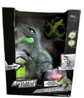 NEW SEALED Adventure Force Vulcano Fire-Breathing Radio Controlled T-Rex Robot