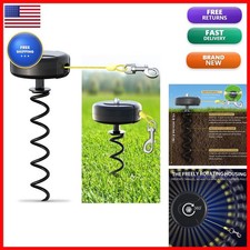 Pestairs Dog Tie Out Cable And Stake 360  No Tangle Heavy Spiral Yard Stake And