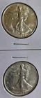 2 Lot 1944-P Walking Liberty Half Dollar 90% Silver US Coins