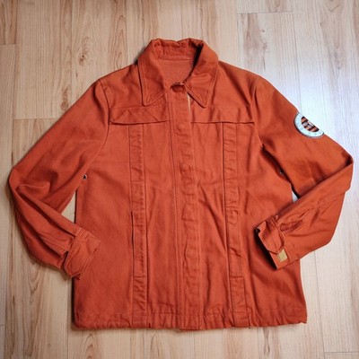 romeo gigli Men's Jacket Orange Sz IT 50 US M