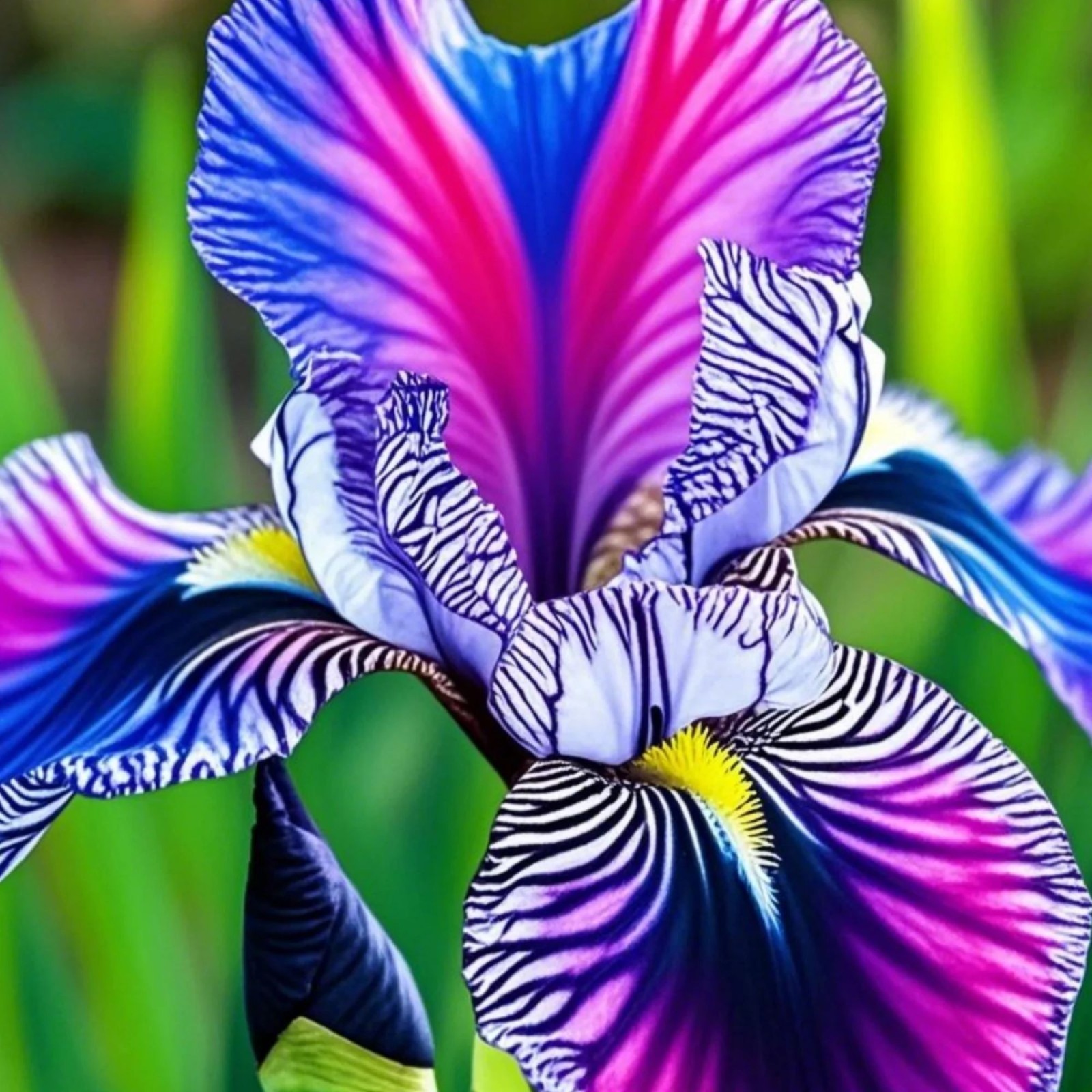 50 Iris Seeds Zebra Multi Color Flower Plant (much less money than bulbs)