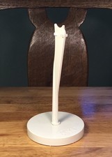 Barbie Doll Stand White w/Round Base Straddle Stand from 1990's