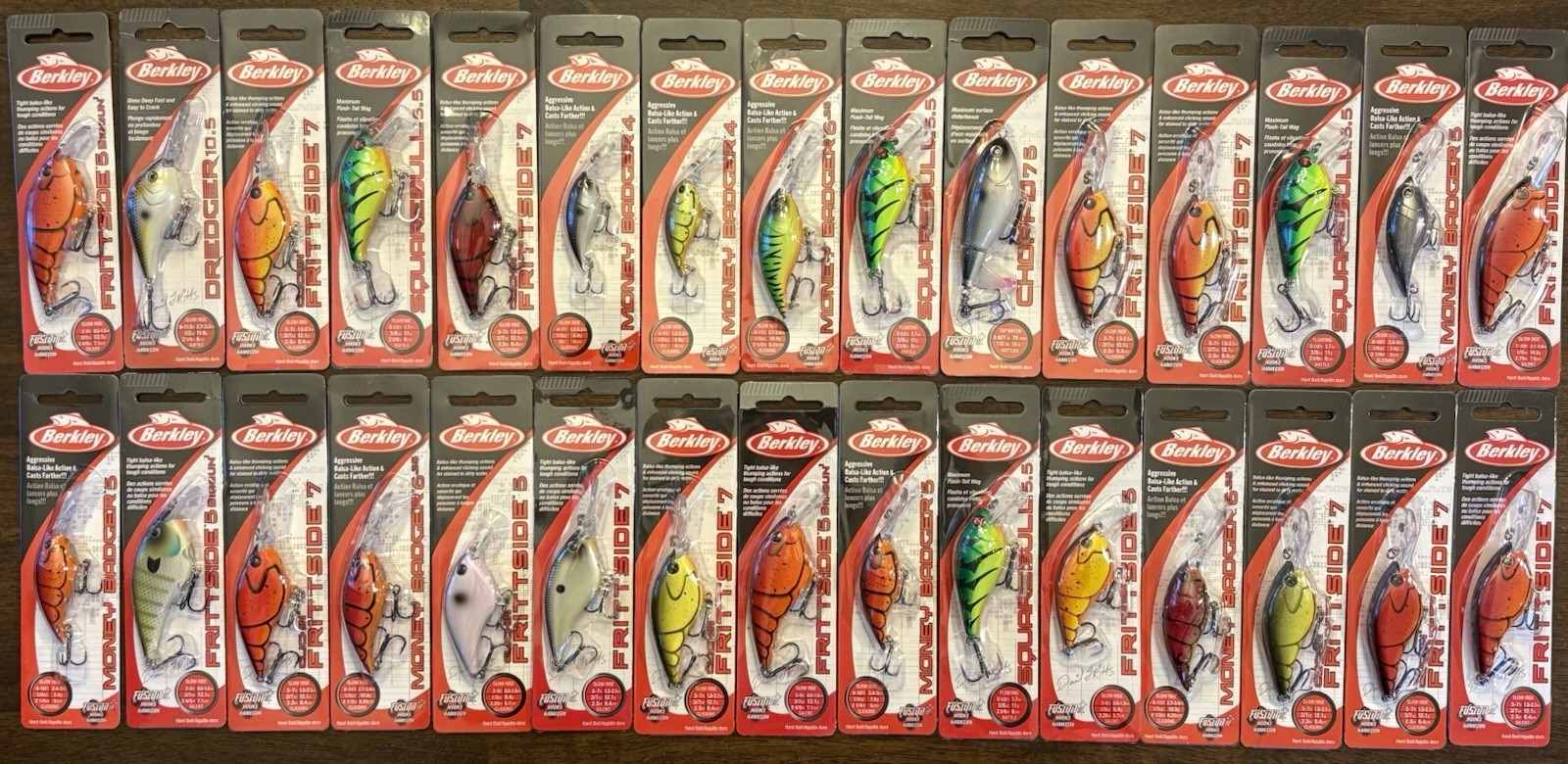 Huge Lot of 62 Brand New Crankbaits - Berkley, KVD Strike King, Flicker Shads! - Image 2