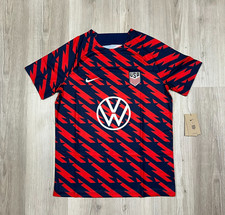 USMNT Nike DR4927-688 Pro USA Jersey World Cup Fifa Top Navy Red Men Size L
