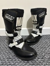 MAX EQUIPE Kids Child’s Youth Motocross MX Motor Cross Boots. UK 3 - EU 35