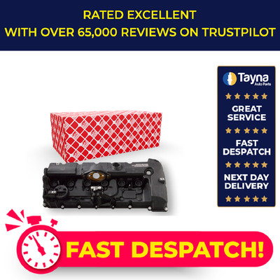 Rocker Cover fits BMW 523 2.5 04 to 11 11127552281 Febi Top Quality Guaranteed