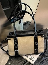 Damen Wildleder Schnalle Tragetasche Schulter...