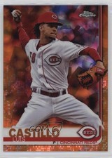 2019 Topps Chrome Sapphire Edition Orange 1/25 Luis Castillo #156 13c1