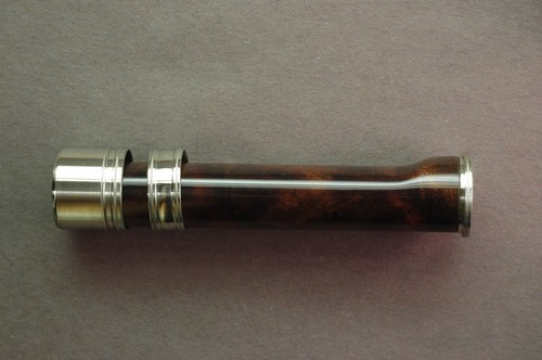 FLY ROD REEL SEAT Walnut 11380 Nickel Silver Cap and Ring - Picture 4 of 4