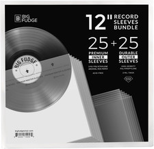 Vinyl Record Sleeves Inner and Outer High-Density Polypropylene 25 x 12
