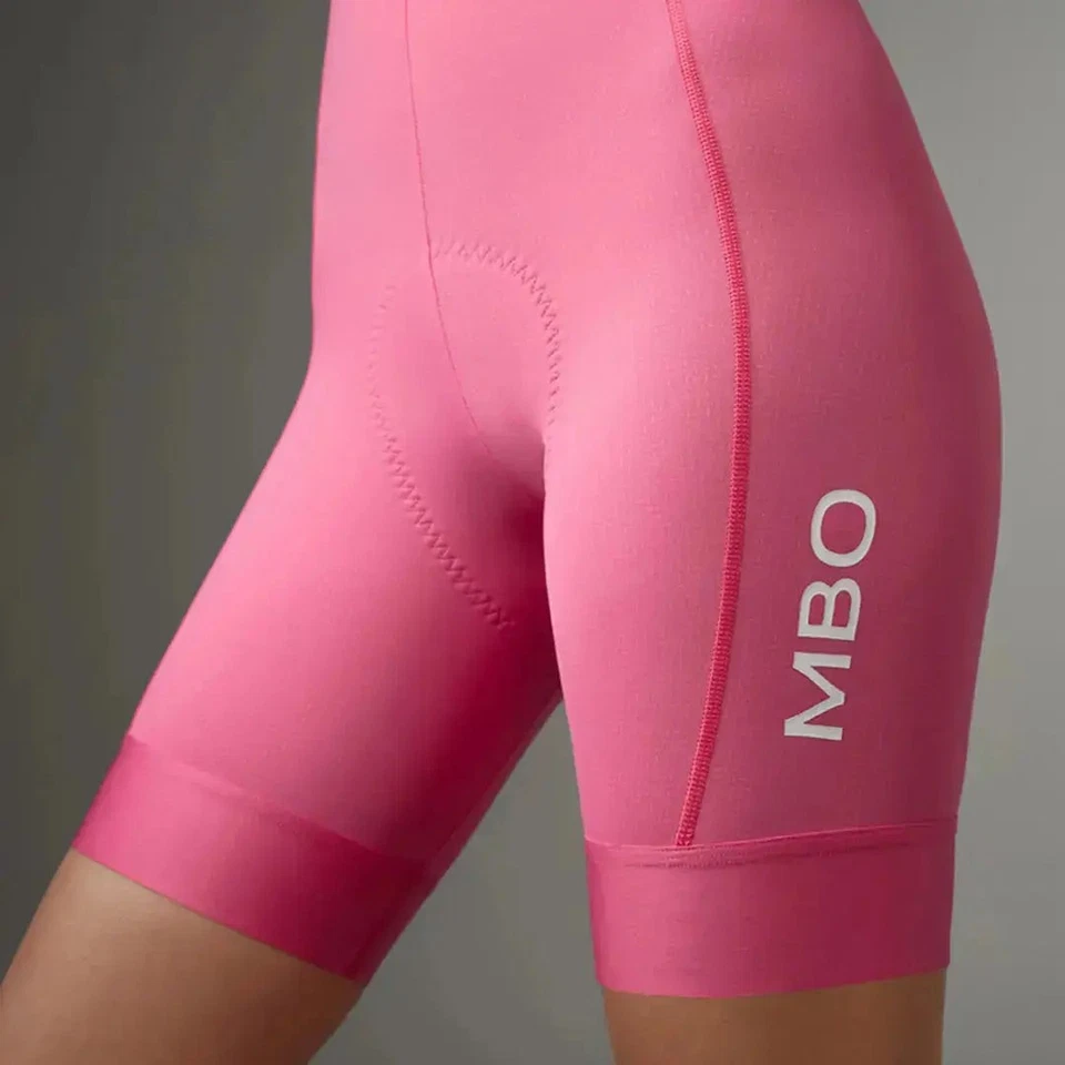 MBO Women's Pro Training Bib Shorts T511 II Barbie Pink - Size Extra Small (XS) - Image 2 of 4