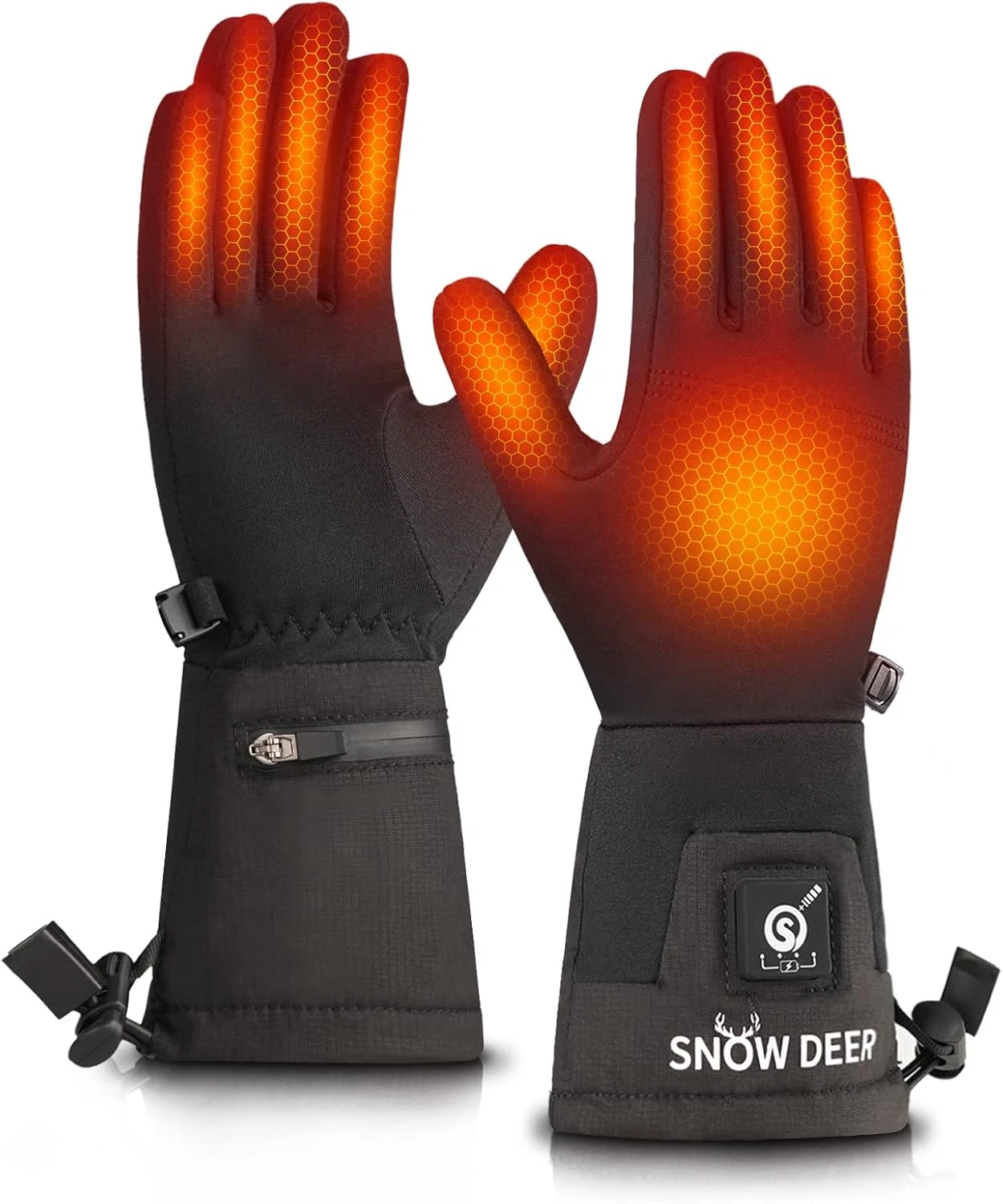 Rechargeable Heated Glove Liners for Skiing & Biking - Unisex Comfort