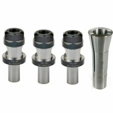 3pcs C3/4-ER20A-1.38L+ 1pcs R8-3/4-M12 STEEL COLLET CHUCK SEST TTS TOOL HOLDER