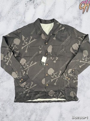 Mastermind World Silk Monogram Skull Button Down Size Large (MSRP: $2,490)
