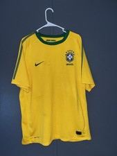 Brazil Soccer Jersey Mens XL VTG Home Jersey FIFA World Cup 1998 Ronaldo Nike