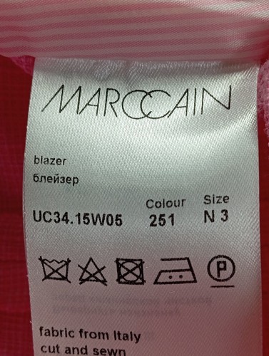 MARC CAIN Tailleur pantalone Donna Abito da uomo Taglia IT 42 rosa elegante - Foto 5 di 6