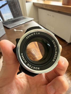 Voigtlander NOKTON Classic 40mm f/1.4 lens MC VM Leica M 