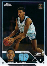 2023-24 Topps Chrome OTE Basketball #77 Samis Calderon RC - Cold Hearts